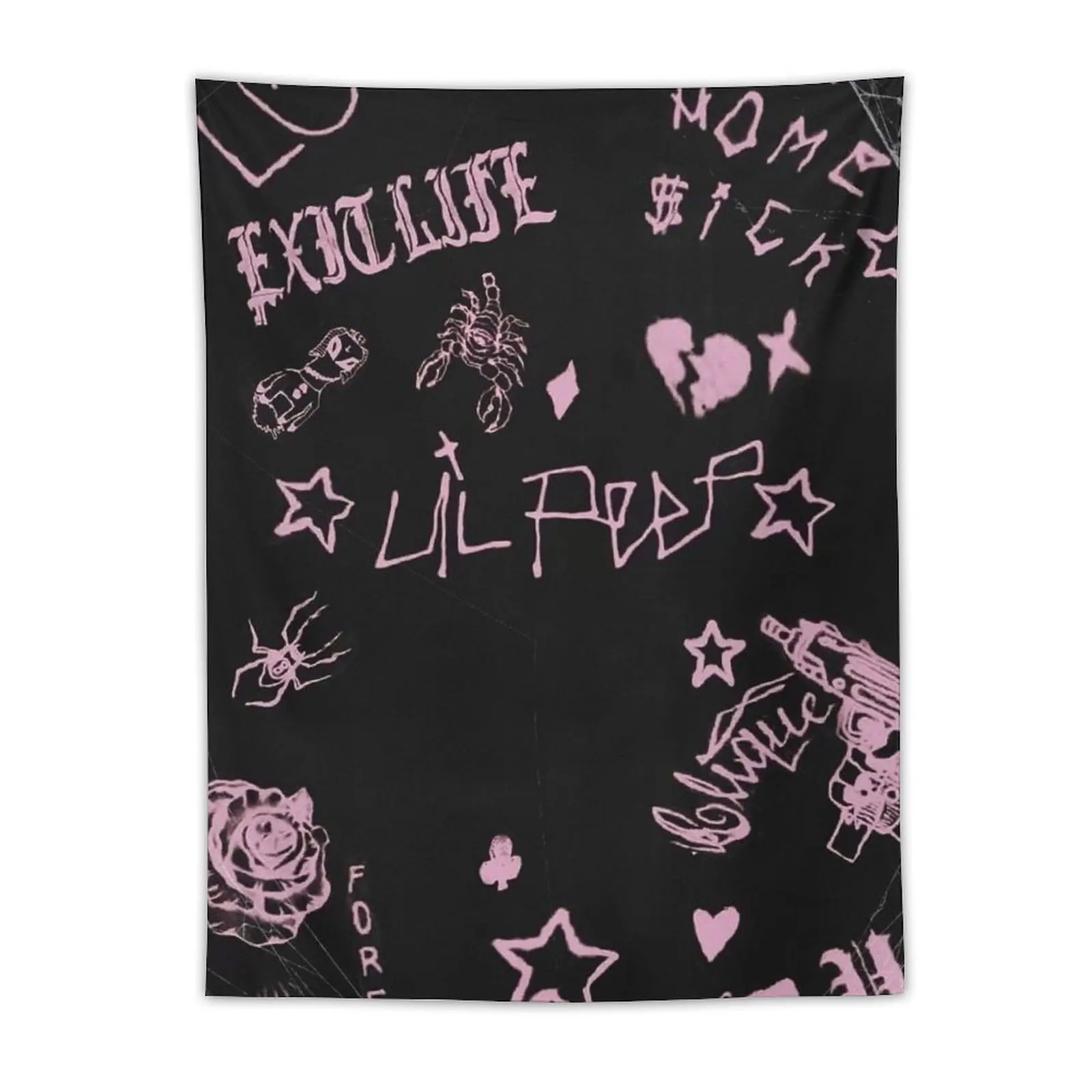 Artistic Tapestry - Unique Design for Home Decor - Adds Bold and Mysterious Style and Intrigue to Any Room