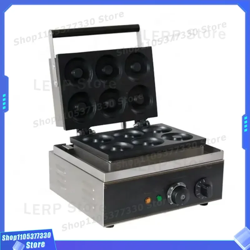 Electric Donut Waffle Maker Machine Multifunctional Snack Baker for Home Kitchen DIY Dessert Tool Non Stick Coating Easy