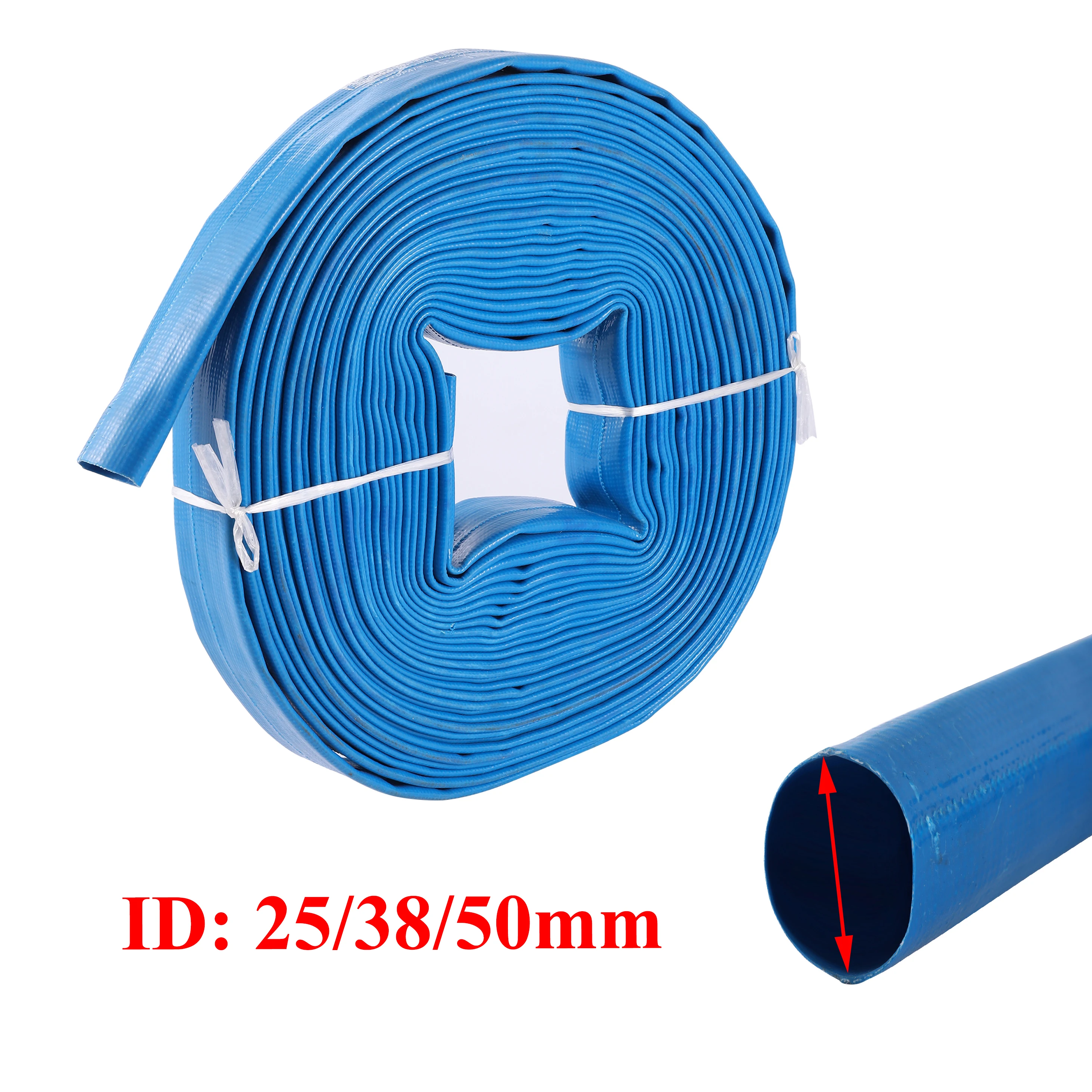 5M 1'' 1.5'' 2''Agricultural Irrigation Hose Garden Landscaping Watering Belt Pipe High Pressure Anti-Freeze Wear-Resistant Hose