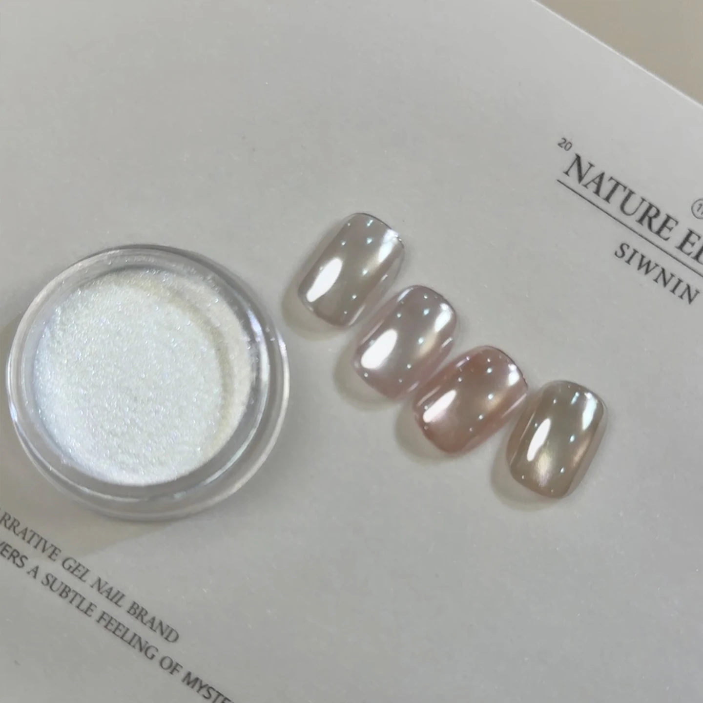 High gloss transparent powder, high brightness crystal coating powder, no base color nail decoration, sparkling, dustproof