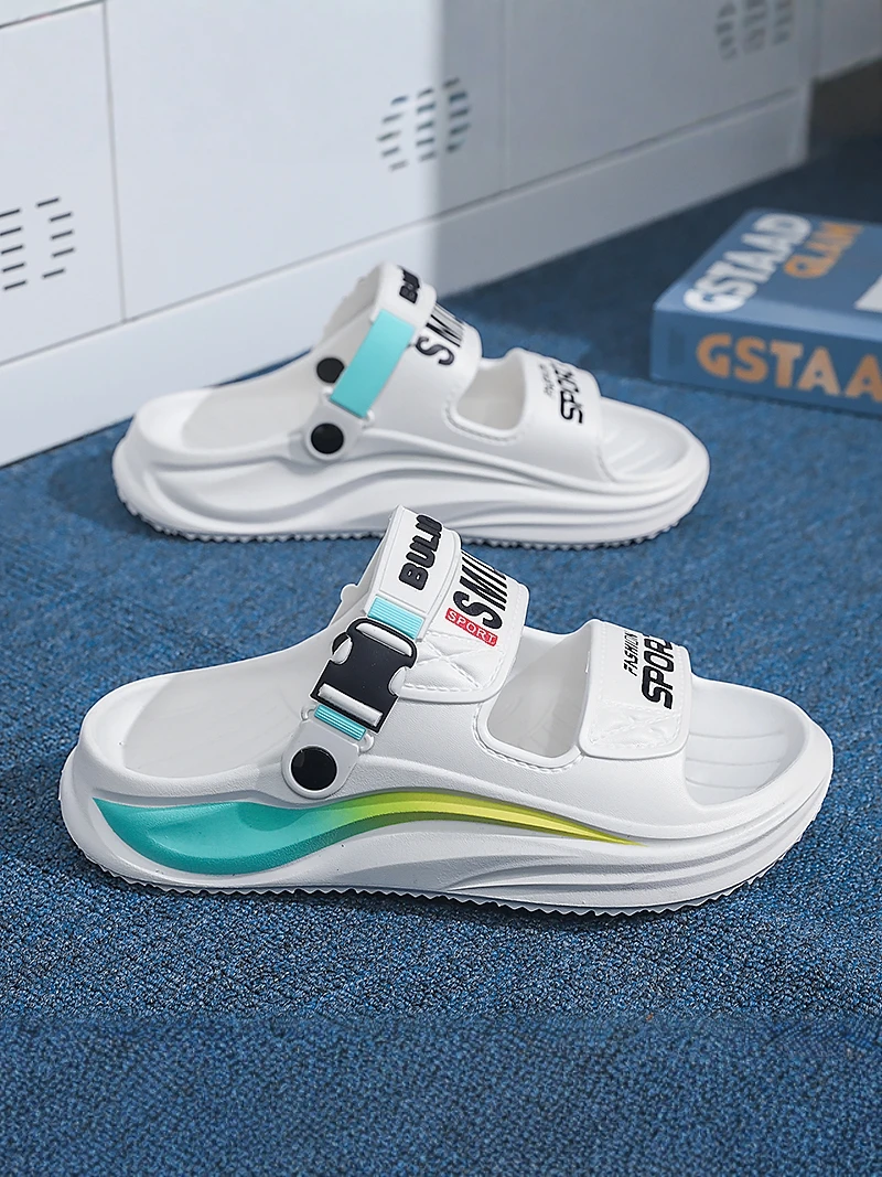 

Men's 2026 New Anti-Slip Deodorant Casual Home Sports Driving Dual-Purpose Slip-Resistant Beach Sandals Comfortable EVA Slippers