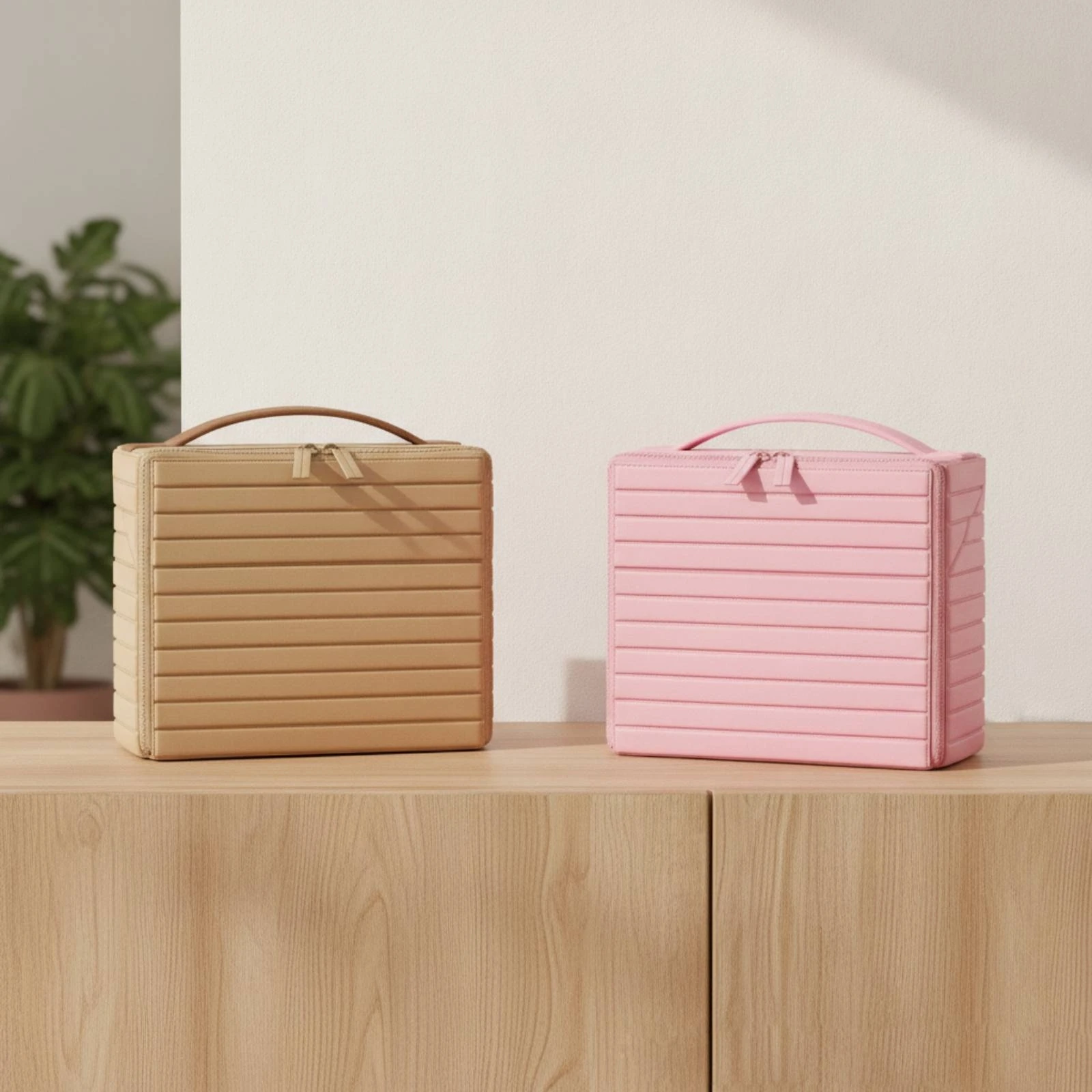 Kosmetiktasche mit Griff, stru – Box Bag Rigid Bewertung und Preis