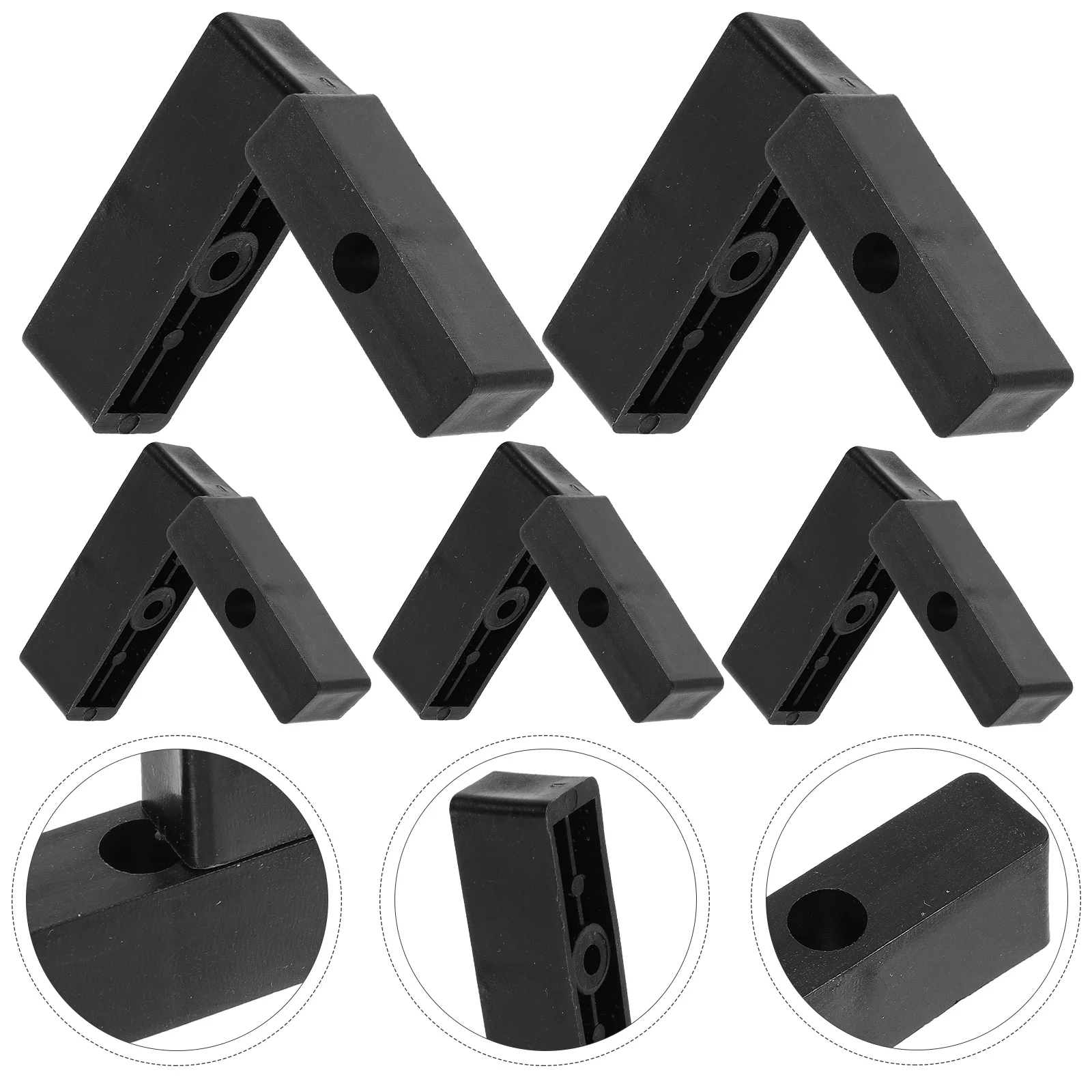 

10pcs Child Proof Sash Lock Security Bar Patio Safety Guard Sliding Window Corrosion Resistant Plastic Window Blocker Home