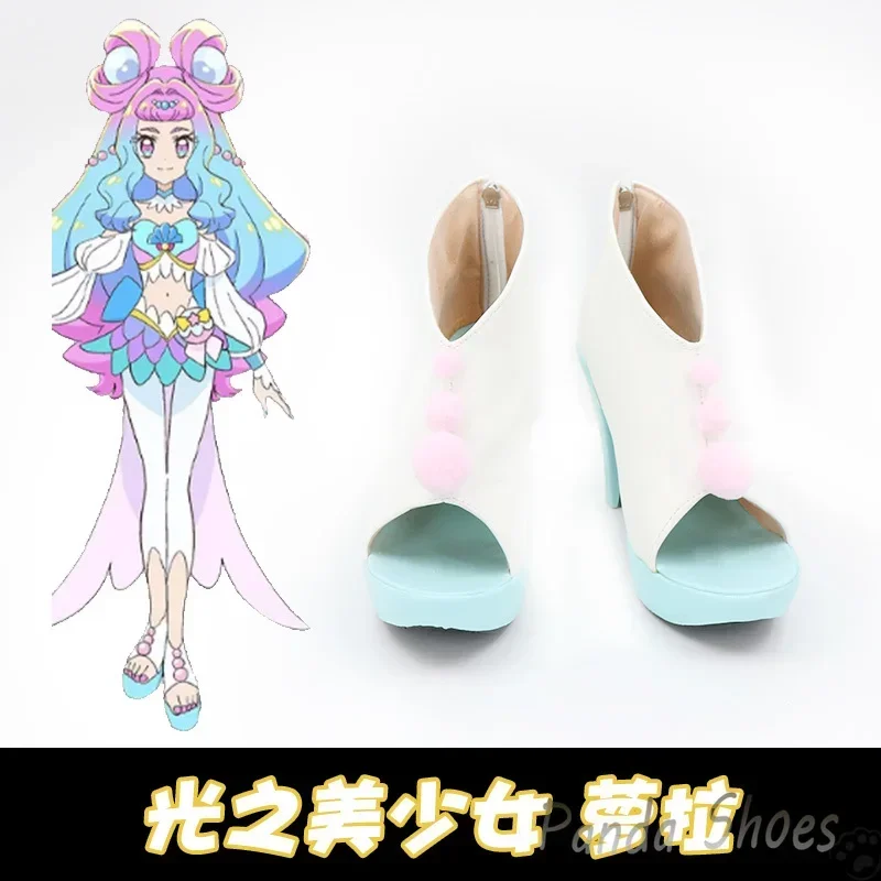 Anime Futari wa Pretty Cure Laura Cosplay Shoes Anime Cos Comic Cosplay Costume Prop Shoes for Con Halloween Party