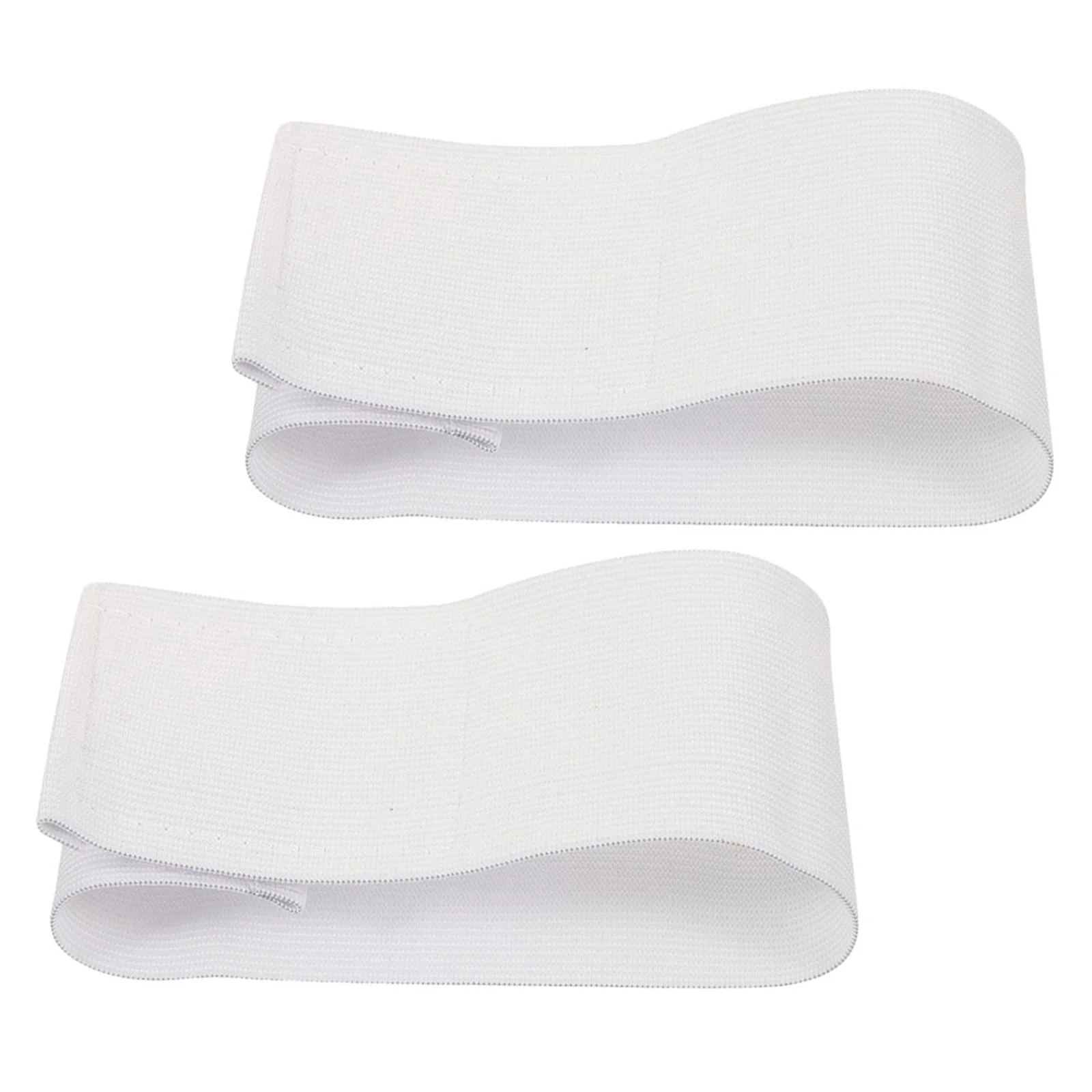 

2Pcs Football Armband Blank White DIY Adjustable Captain Band for Soccer Basketball Sports Youth Game Match