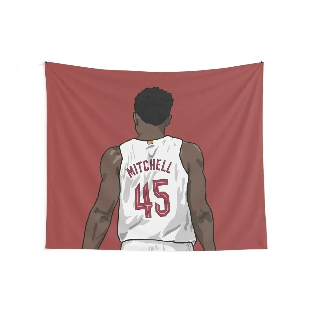 Donovan Mitchell Back-To Tapestry Wall Decor Home And Comfort Decor Bedrooms Decor Tapestry