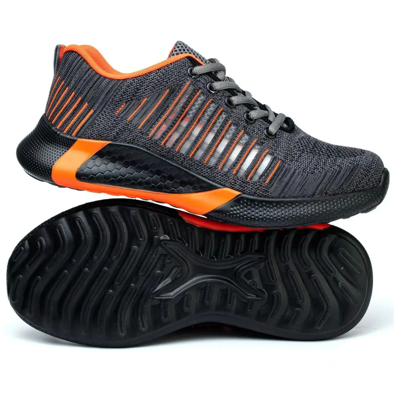 Chaussures de Sécurité Anti-Perforation pour Homme, Baskets de Travail Légères à Boucle Indée