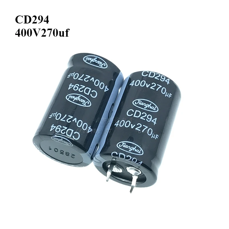 

(1pcs) New Jianghai electrolytic capacitor CD294 400V270UF 25*40mm 270uf400v capacitors