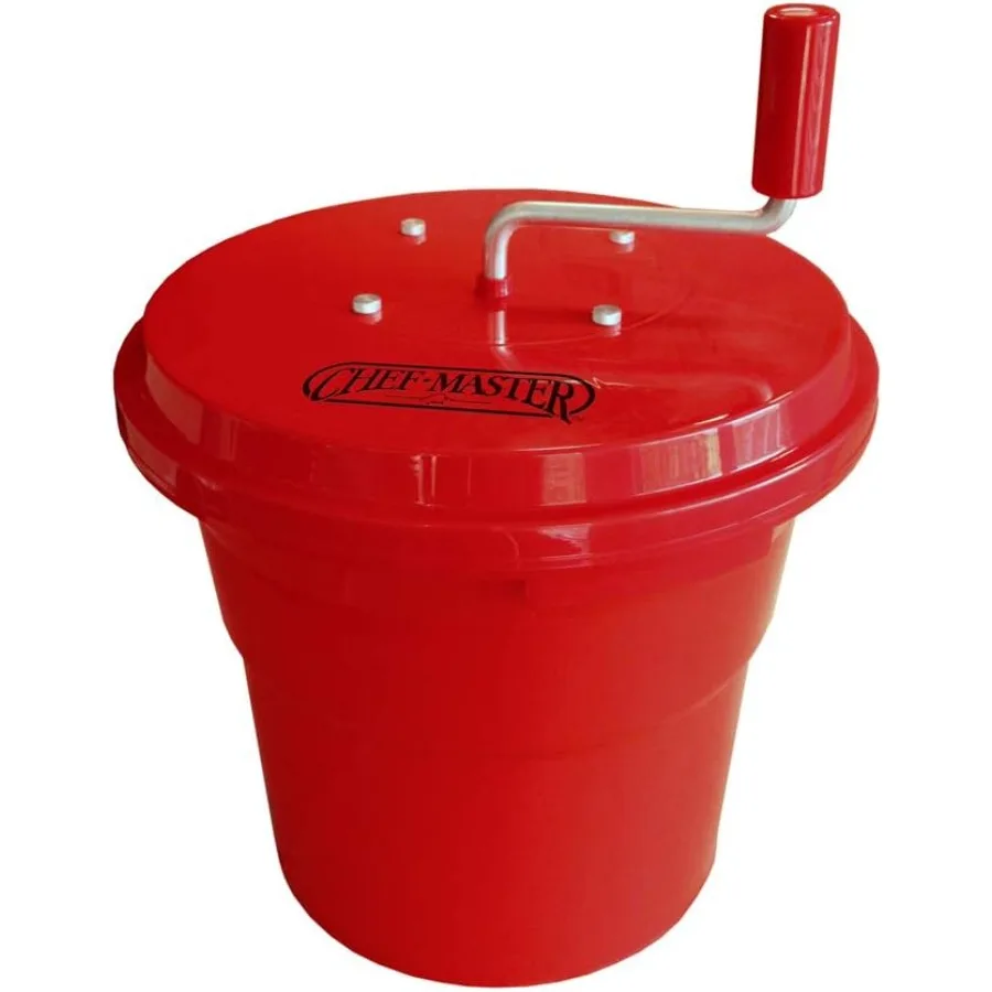 

5 Gallon Economy Salad Spinner with Large Capacity for 56 Heads of Lettuce Durable Spinner Mechanism Designed for Efficient and