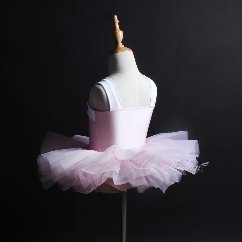 Jupe de danse de Ballet rose pour filles, Tutu sur mesure pour enfants, Costume de compétition de danse de Ballet, nouvelle collection