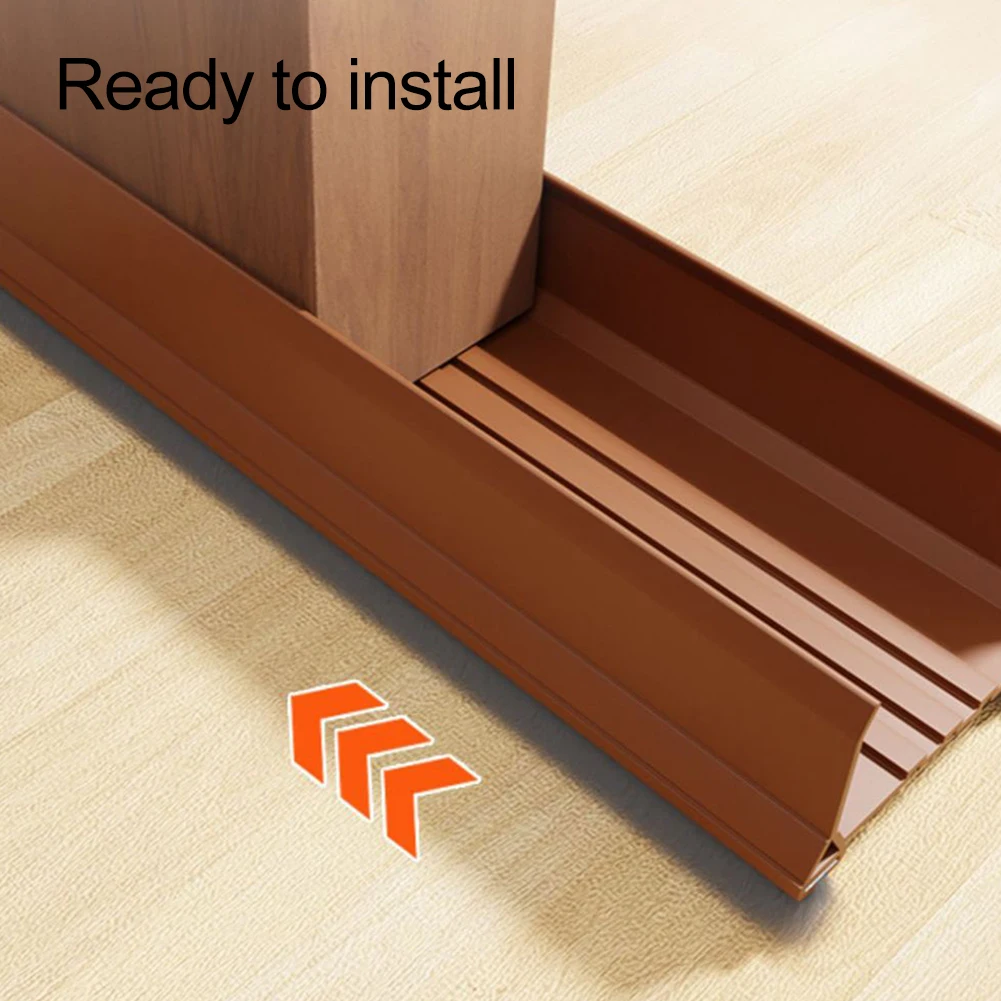 

2 Pack Adjustable Door Draft Stopper Noise Dust Seal Barrier Easy Install Fits Door Gaps from 0 12 to 0 79 Inches