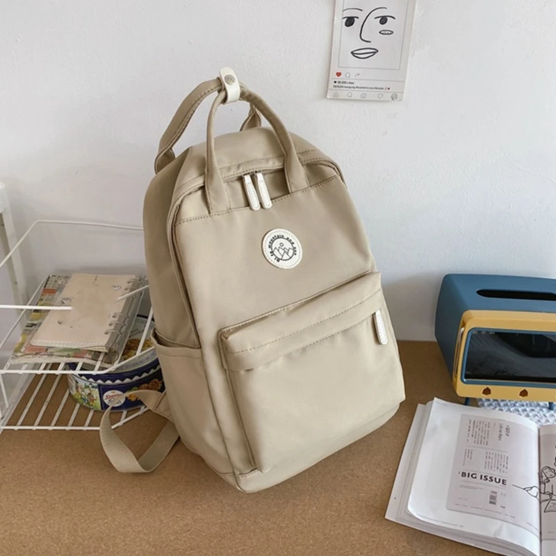 E74B Japanischer Schulrucksack, Reise-Laptoptasche für Teenager, Schüler, Schule, Büchertasche