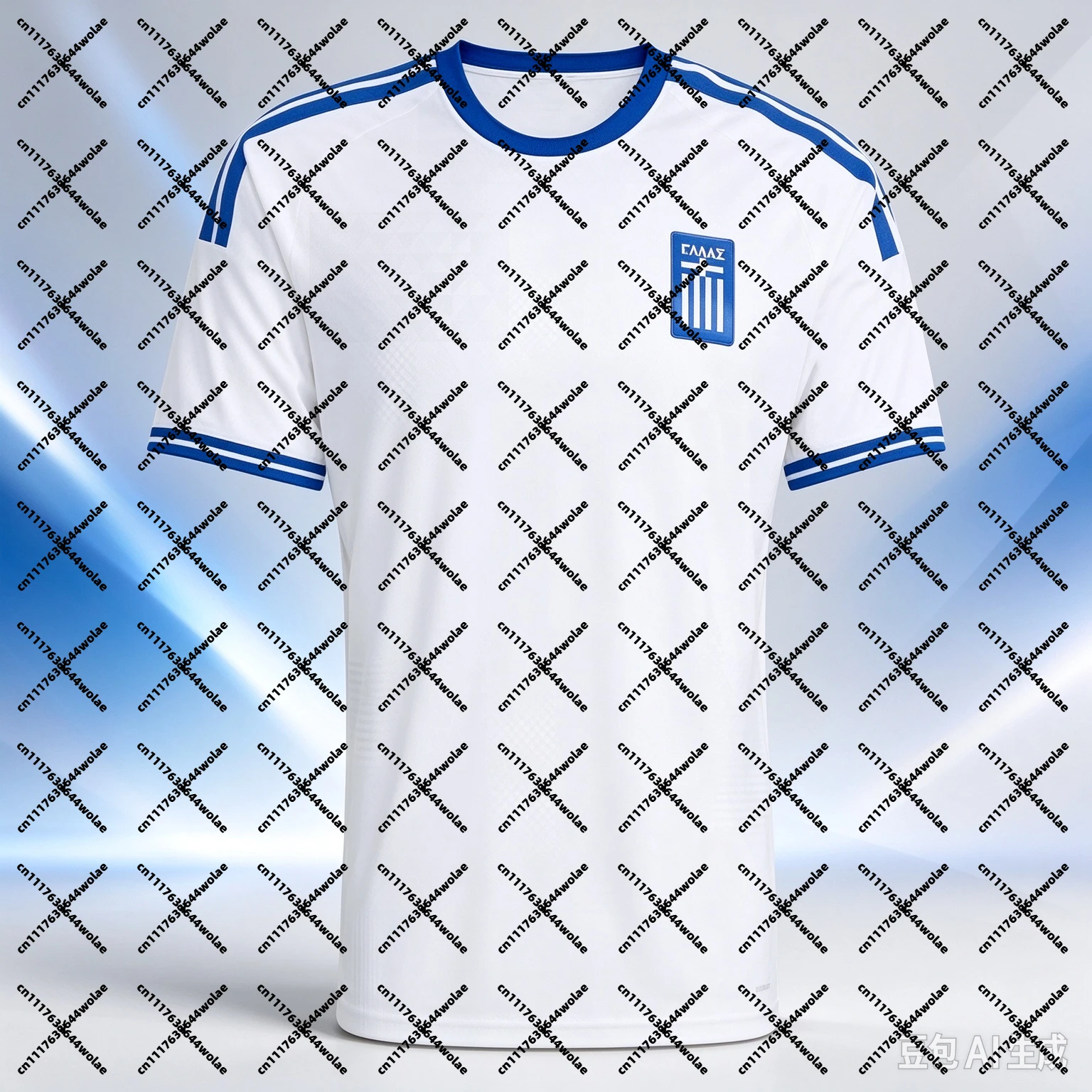 2026/27 New Arrivals Greek Men's Jersey Home Loose Quick Drying T-shirt Suitable for Daily and Training Wear Fan Clothing