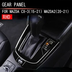 Center Console Decoration Frame Cover Gear Shift Panel Trim for Mazda CX3 2015-2021 Mazda 2 2020-2021 Accessories (for RHD)