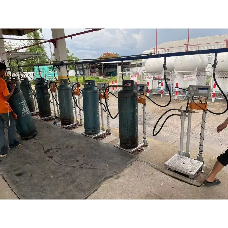 Easy Installation LPG Gas Cylinder Filling Machine Liquid Filling Machine Cylinder Refilling Device For Butane And Propane