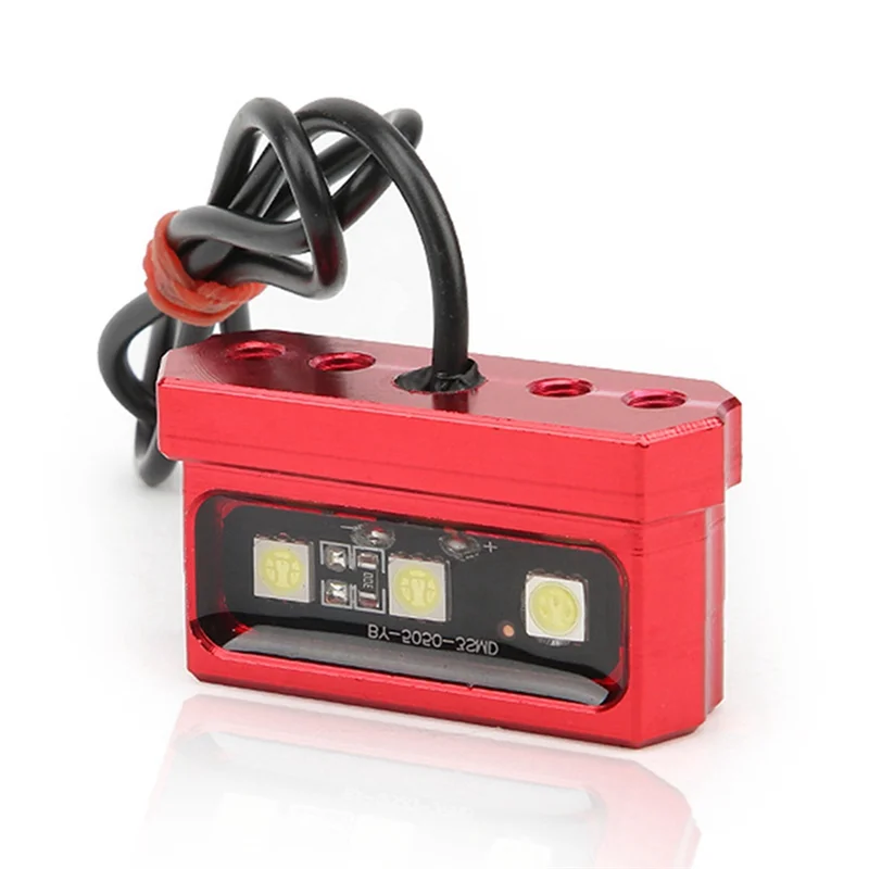 LED Motorcycle License Plate Light Decorative Lamp Universal Aluminum Alloy Rear Tail Light License Plate Holder Light-T61C