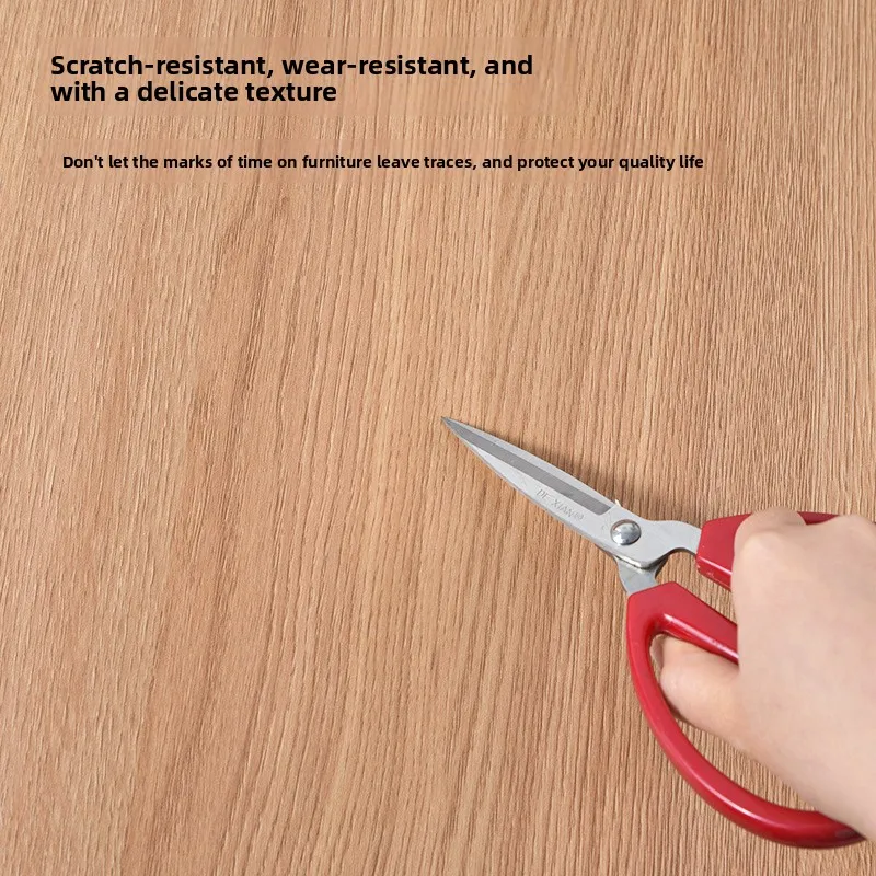 فو الخشب الحبوب خلفيات سماكة لملصقات الخزانة باب خلفية مقاوم للماء تجديد المطبخ ديكور المنزل ملصق #2