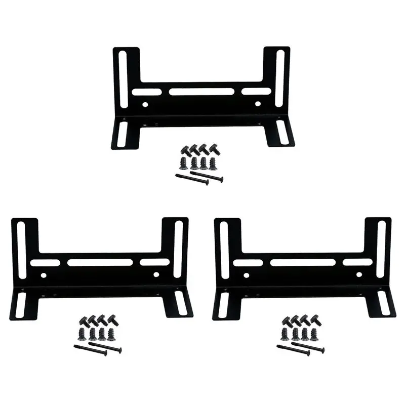 M51K-3Pcs 120Mm RAM Module Cooling Pump Radiator Support Drainage Reservoir Mount Bracket Holder Black