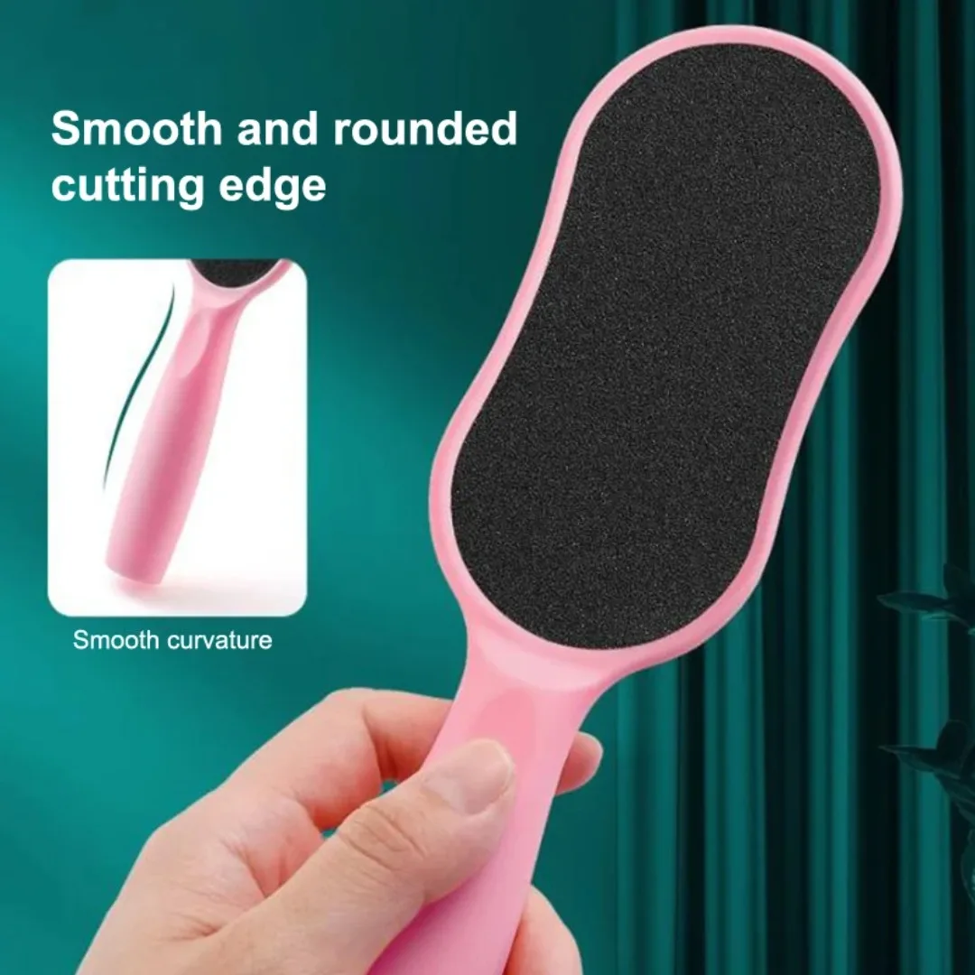 1pcFoot File Raspe Scrubber per donna Tacchi Rimozione della cura della pelle morta Rimozione del callo Professionale Pelle del piede Cura del piede Strumento di pedicure