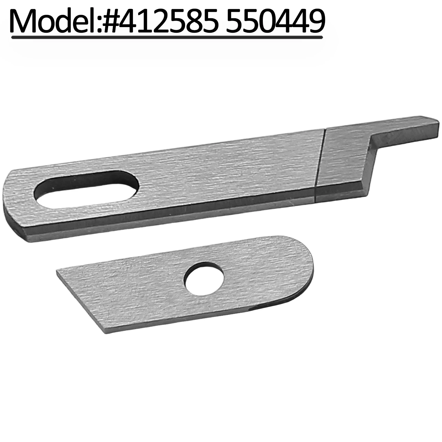 1/2 Piezas Cuchilla Superior e Inferior de Alta Calidad para Máquina Overlock # 412585 550449 Accesorios para Máquinas de Coser Singer 14CG744 14CG754 14SH644