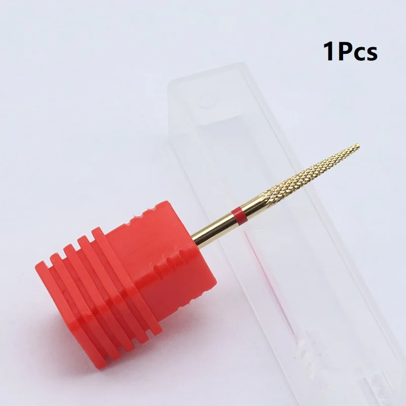 熱い！ シルバーゴールドネイルドリルビットホット医療用ステンレス鋼バーマニキュアカッターキューティクルクリーンネイルドリルアクセサリーケアツール