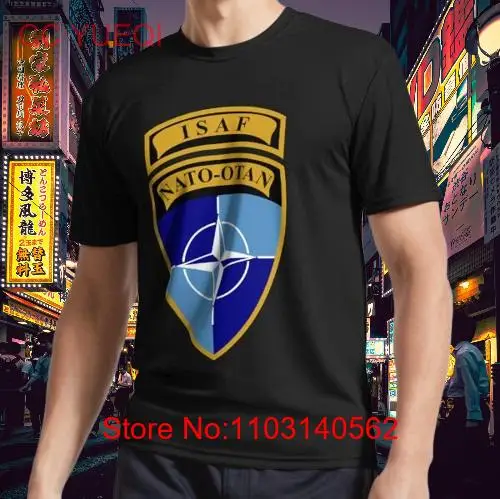 International Security Assistance Force T-Shirt Funny Logo Tee Men's T-Shirt