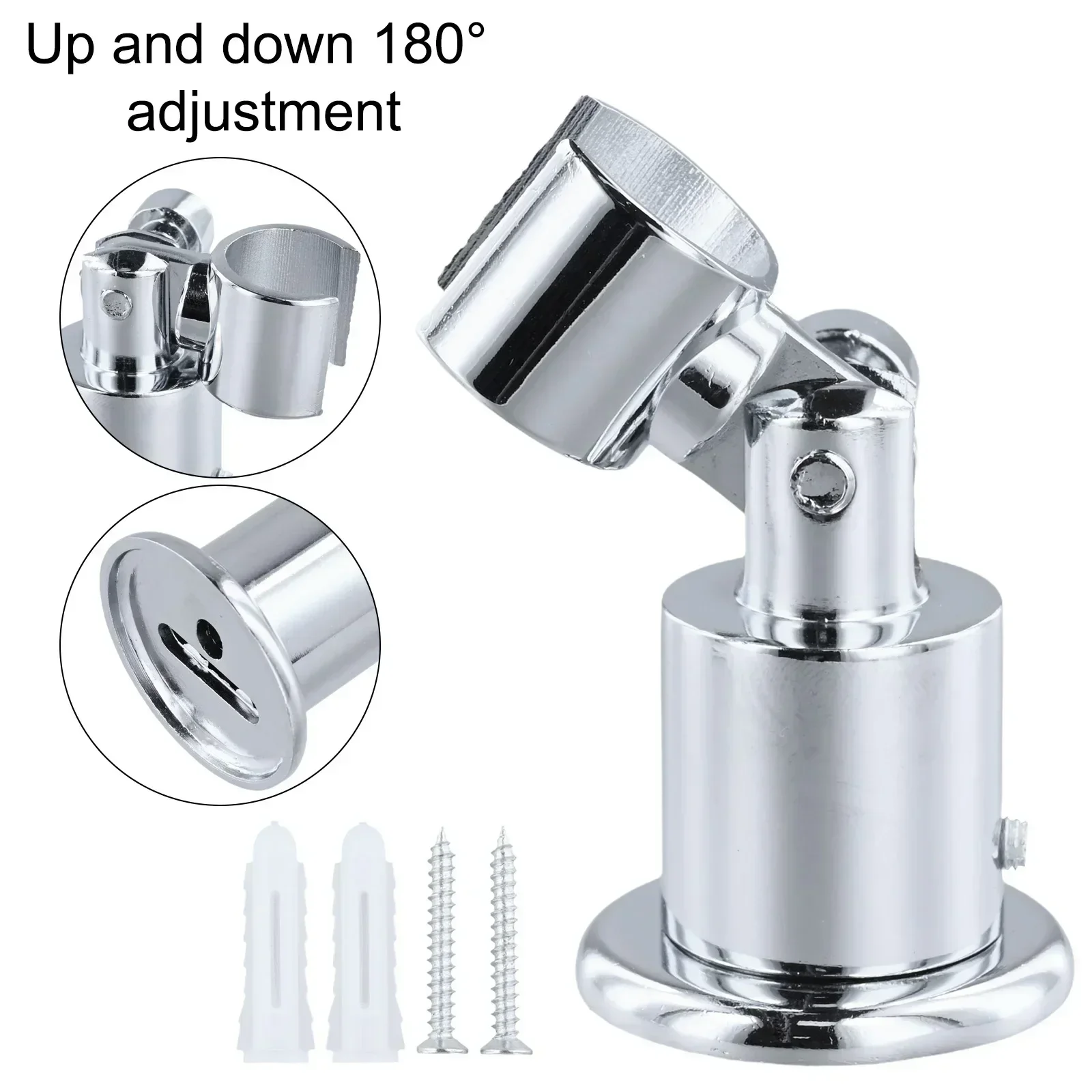 

1 шт. держатель насадки для душа, регулируемый на 180 градусов держатель насадки для душа, настенное крепление с винтом, ручной кронштейн для душа в ванной комнате