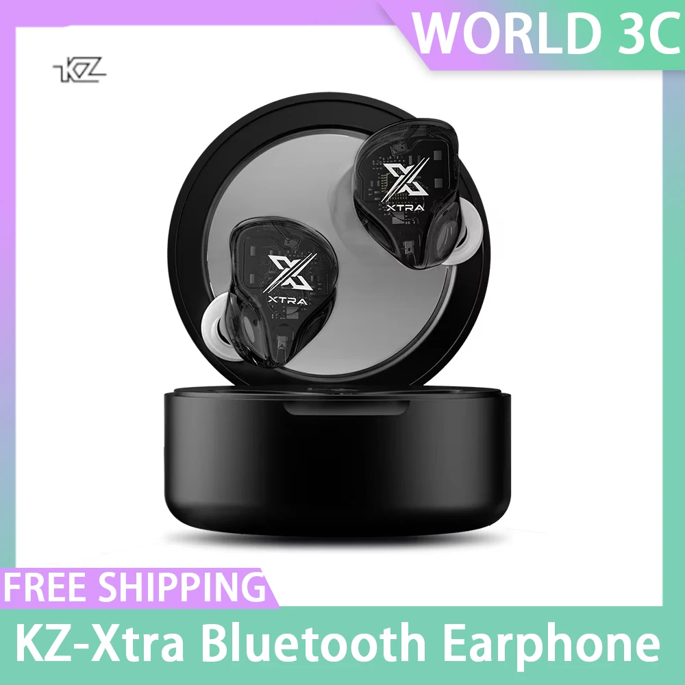 

KZ-Xtra Bluetooth Wireless Earphone Active Noise Reduction HIFI Sound Qualcomm QCC3091 Chip TWS Earphone Gamer Accessories Gifts