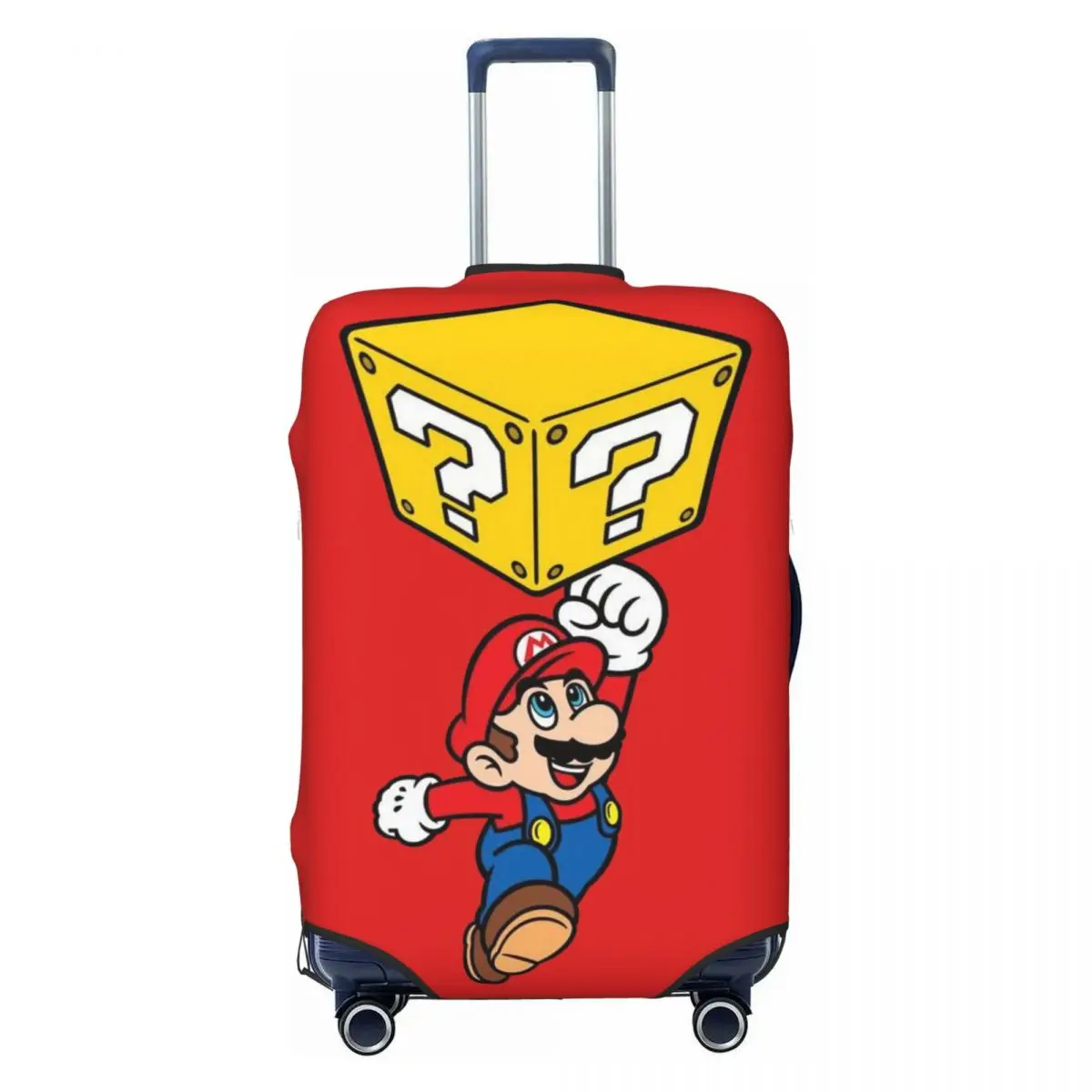 

Изготовленный на заказ чехол для дорожного багажа M-Marioed Game, моющийся чехол для чемодана, подходит для 18-32 дюймов