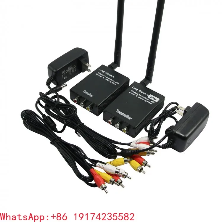 

3W Wireless Video Transmitter Receiver Monitor Wireless Long Distance TX RX