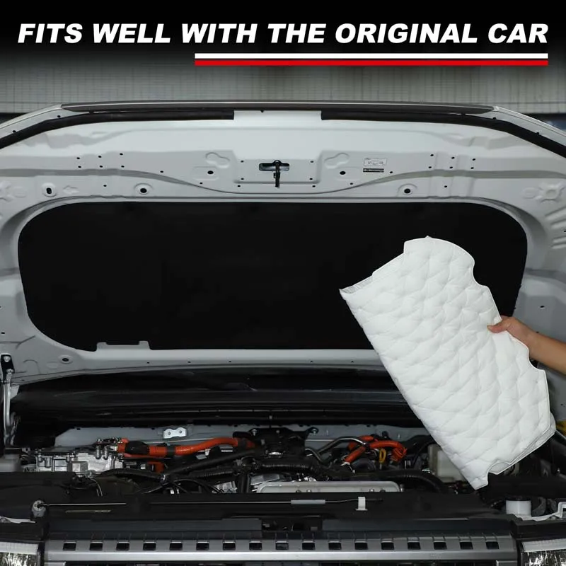 

For Toyota Land Cruiser Prado 250 LC250 2024+LC250 car engine compartment sound insulation cotton car protection accessories