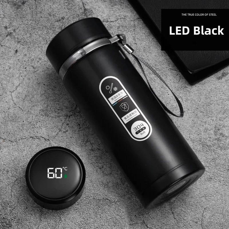 Vacuum Flask Portable Cups Stainless Steel Thermos Bottle with LED Temperature Display Sus304 Tea Water Bottle view 6