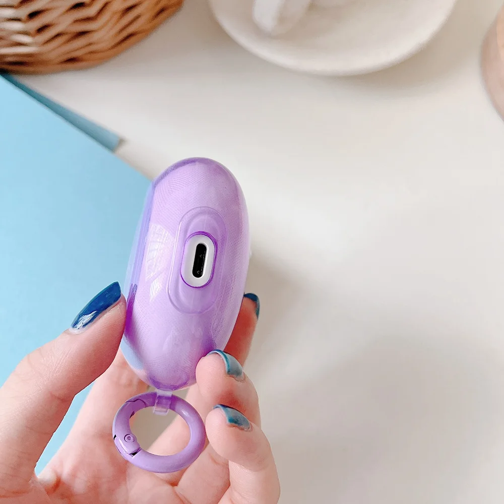 Прозрачный чехол из ТПУ с градиентом ярких цветов для Huawei Freebuds 4i 5i 4 3 Pro, защита для беспроводных наушников, мягкий силиконовый чехол