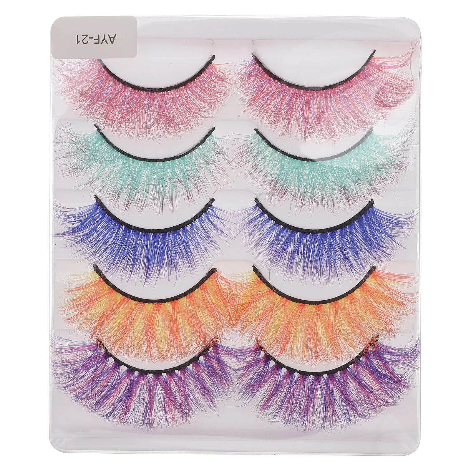 

5Pairs False Eyelashes Natural Realistic Lightweight Makeup Party Eye Lashes Fake Lash Extensions for Prom