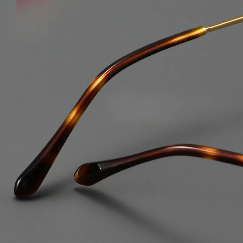 Japońskie ręcznie robione oprawki do okularów Retro okrągłe okulary z octanu żółwia z czystego tytanu okulary optyczne dla mężczyzn i kobiet oprawki do okularów