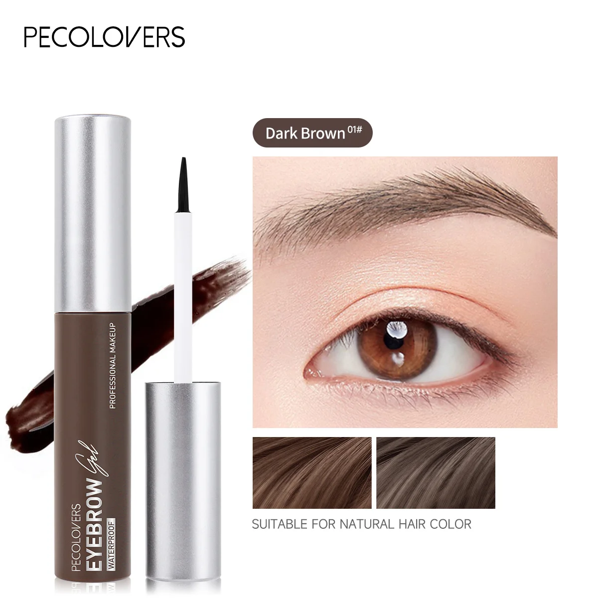1PC ขี้เกียจแต่งหน้า Eyebrow Enhancers Liquid GEL ยาวนานฟิล์มกันน้ํา FORMING Tear Off Brow TATTOO Tint สําหรับแต่งหน้าคิ้ว