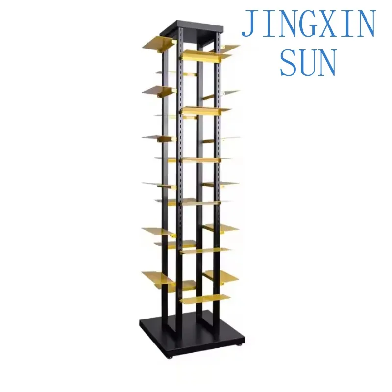 Customized metal floor stand, capable of accommodating 24 pairs of shoes