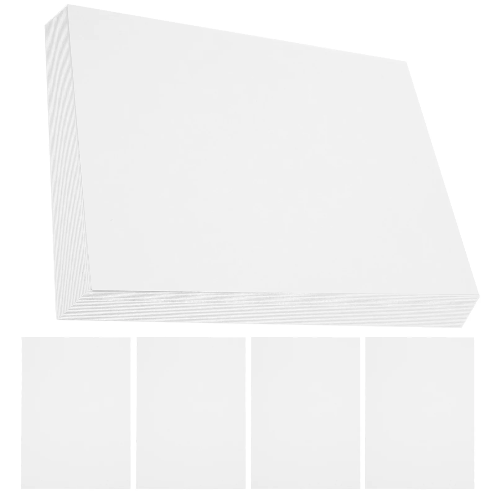 

50 Sheets Drawing Paper for Markers Blank Paint Painting Pad Bulk White Oil Student
