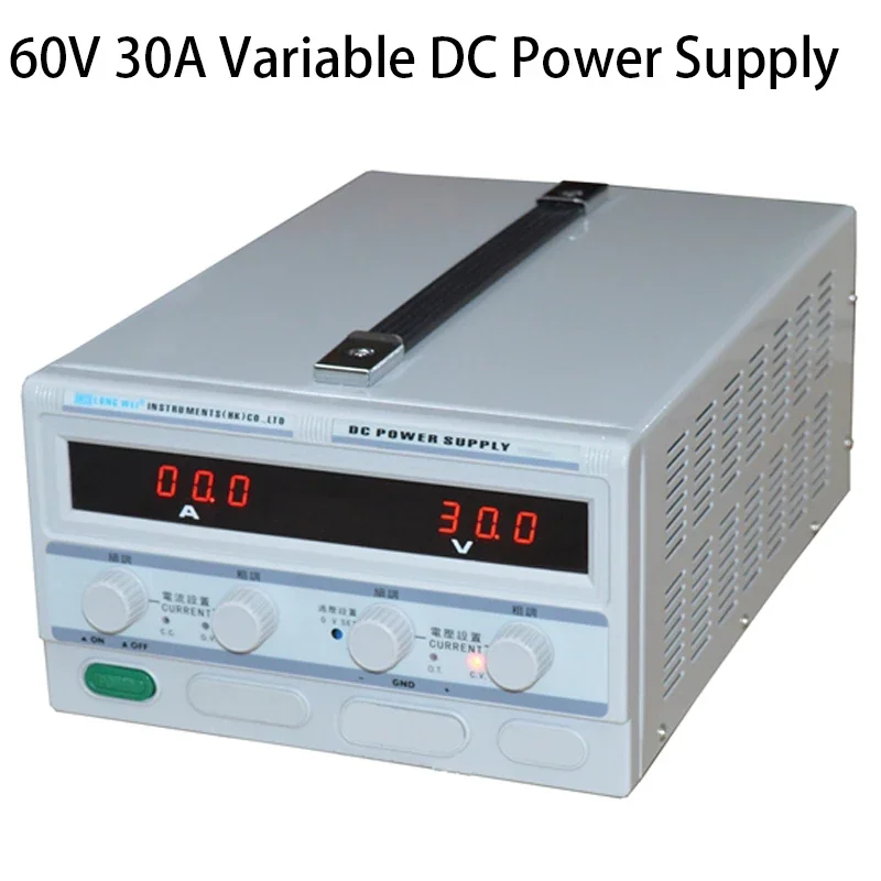 LW-6030KD 60V 30A LED Display 1800W Adjustable Switching DC Regulated Power Source Electroplate Power Supply