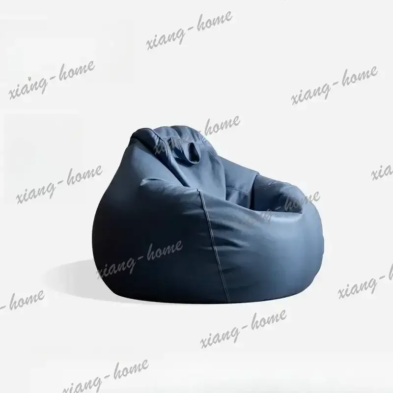 Factory Direct Modern Black Lazy Bean Bag Sofa Designer Nordic Cheap Lounges Lazy Bean Bag Sofa Individual Divano Soggiorno Home