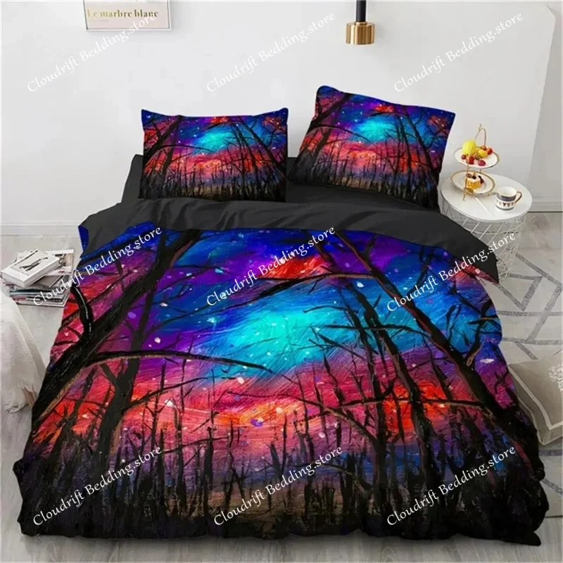 

Van Gogh Oil Painting Bedding Set Queen King Size Bedroom Decor Quilt Cover And Pillowcase Home Textile