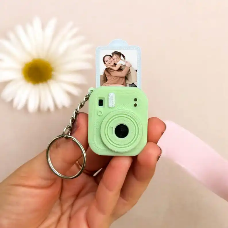 Custom Photo Mini Camera Keychain Personalized Mini Key Chain Cameras Gift
