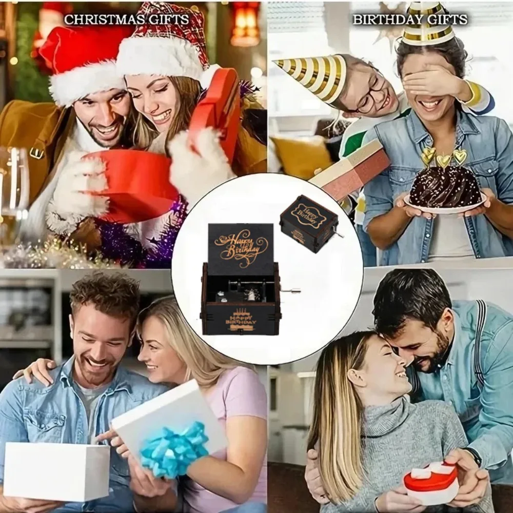غرزة صندوق الموسيقى أنيمي موضوع الموسيقى أنت بلدي أشعة الشمس صندوق موسيقي خشبي مكرنك هدية السنة الجديدة عيد الميلاد عيد الميلاد