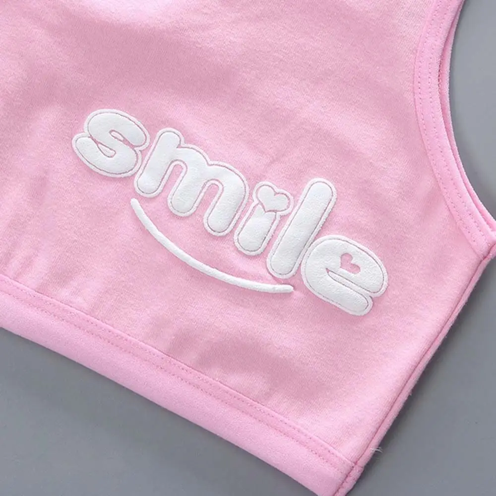 Girl Bra Bras Cotton Girl\'s Sports Bra Kids Tank Crop Top Camisole Breathable Teens Girls Training Invisible Bra for 7-14years