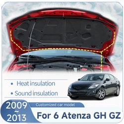 Car Sound Insulation Mat For Mazda6 Accessories Mazda Atenza MK2 GH1 GH2 GZ 2009 2010 2011 2012 2013 Covers Heat Mat Accessories