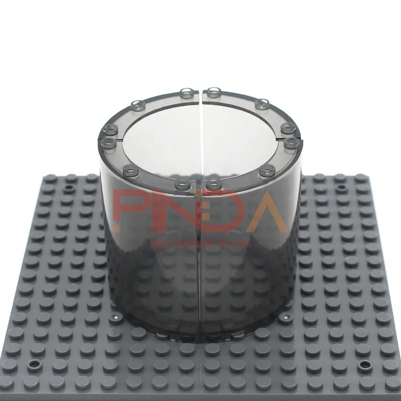 MOC 4PCS Puzzle Partikel 30562 cilindro da parete quarto 4x4x6 Bausteine 46361 mattoni giocattolo educativo regalo di com