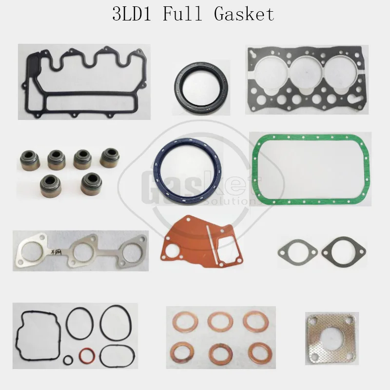 

Full Gasket Kit For Isuzu 3LD2 3LE1 3KB1 3KA1 3AC1 3LD1 Engine Forklift Tractor Excavator 5-87803071-0 5-87814071-0