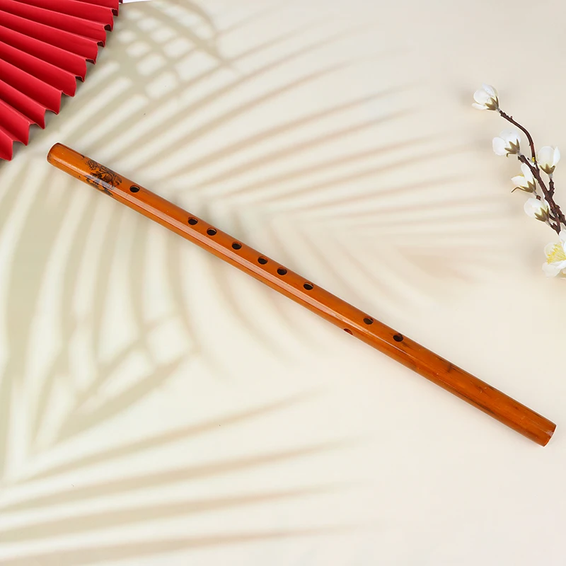 Fotografia 3: Flauta de Bambu Profissional de 6 Furos Xiao, Instrumento de Sopro Artesanal para Iniciantes