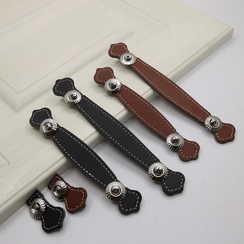 

Кожаные чехлы, сумки, ручки, ящики, шкафы, дверцы гардероба, ручки из скандинавской кожи, трансграничные аксессуары, кожаная ручка