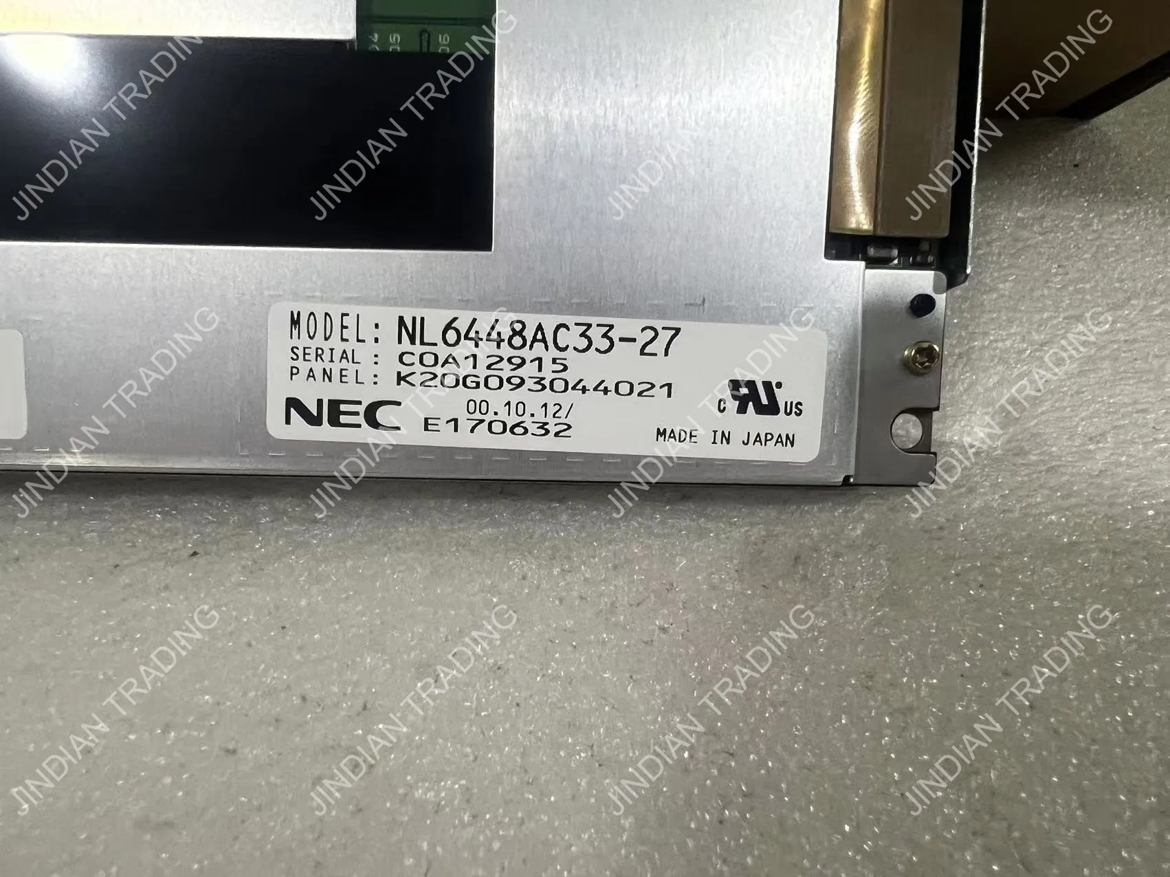 Original NL6448AC33-27 10.4" LCD DISPLAY PANEL